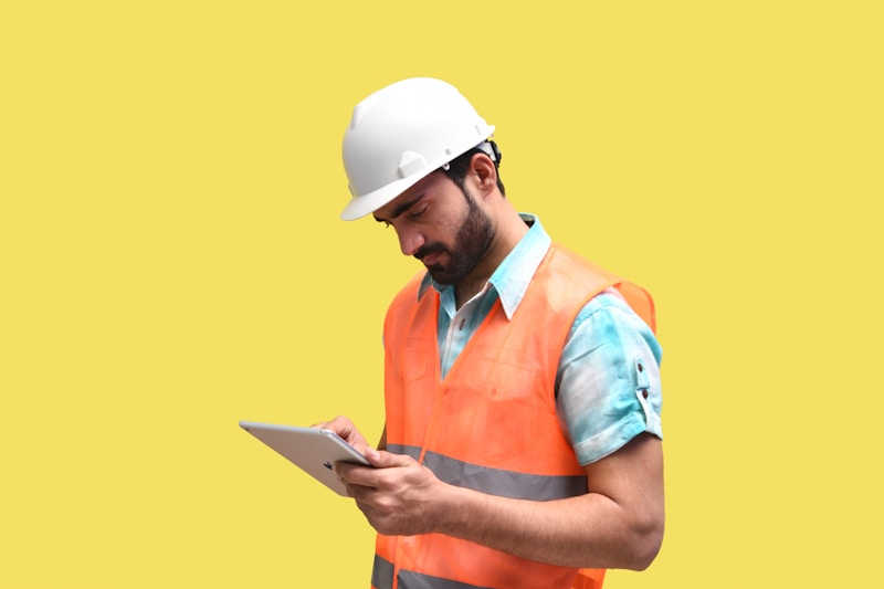 GRUHA civil engineer inspecting property